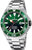 Festina Herrenuhr mit grünem Zifferblatt, Edelstahlband und drehbarer Lünette, Datum