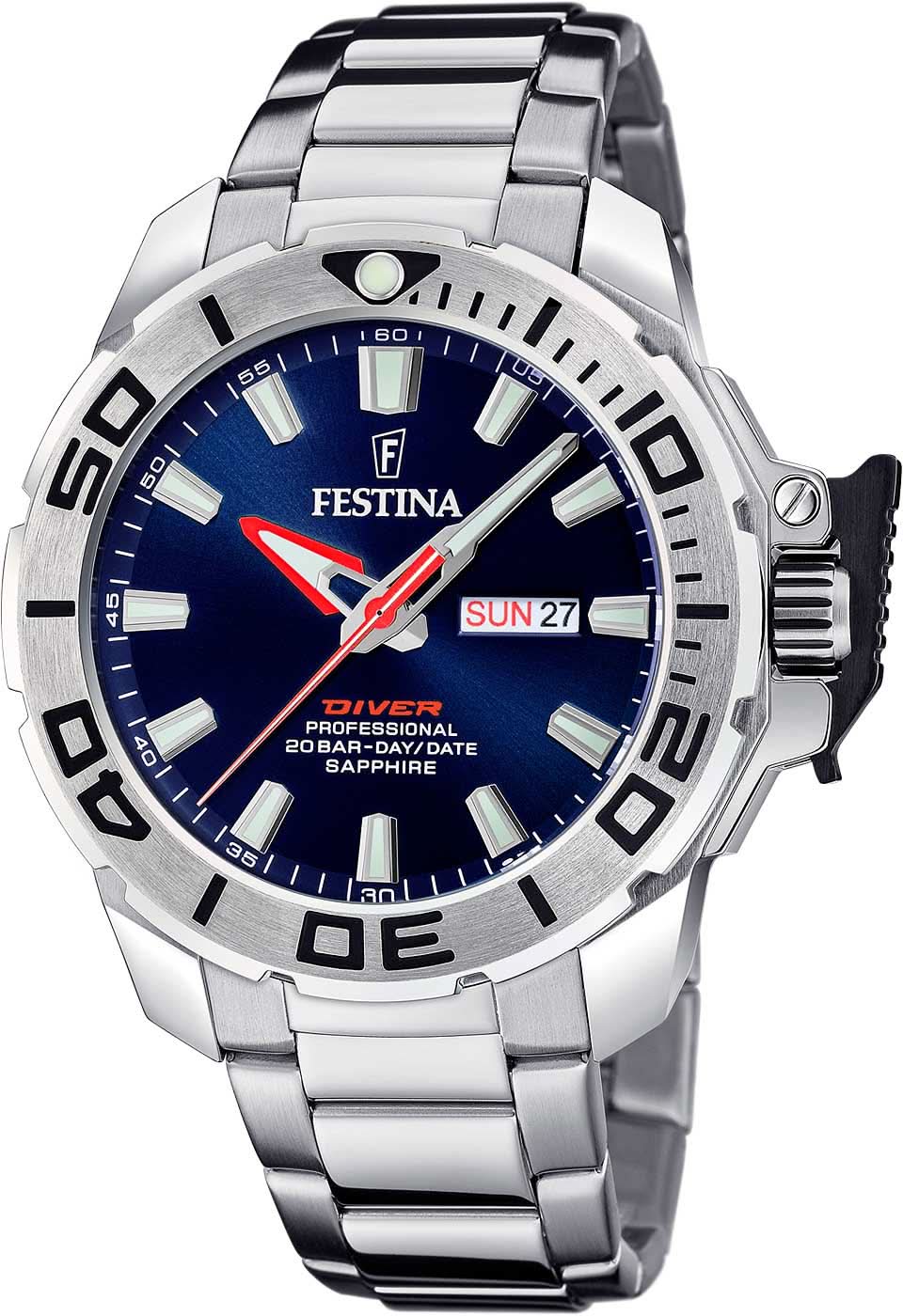 Festina The Originals Diver F20665/1 Orologio da uomo • Vetro zaffiro • 20 ATM
