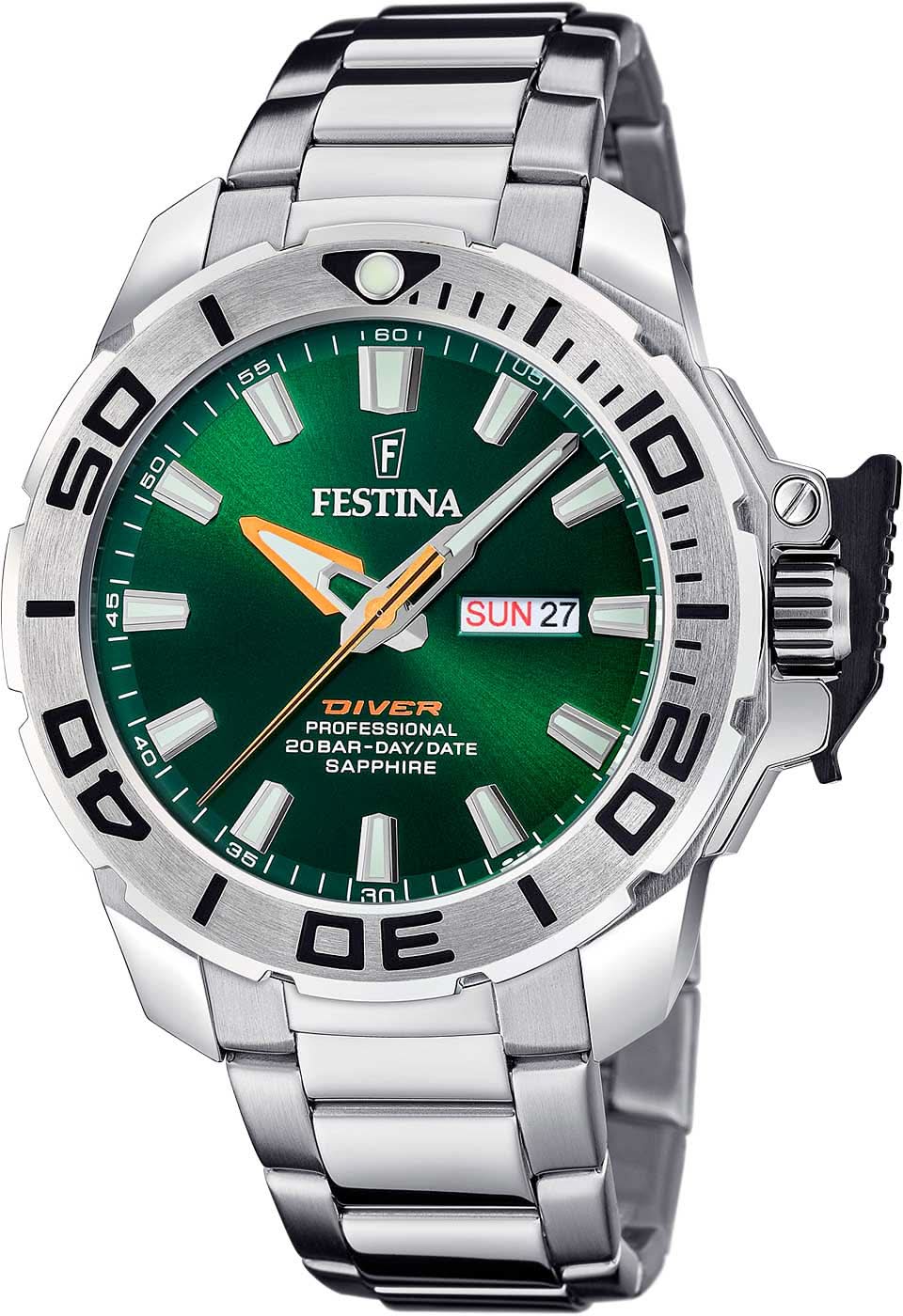 Orologio da uomo Festina Diver F20665/2 • Impermeabile 20 ATM • Vetro zaffiro