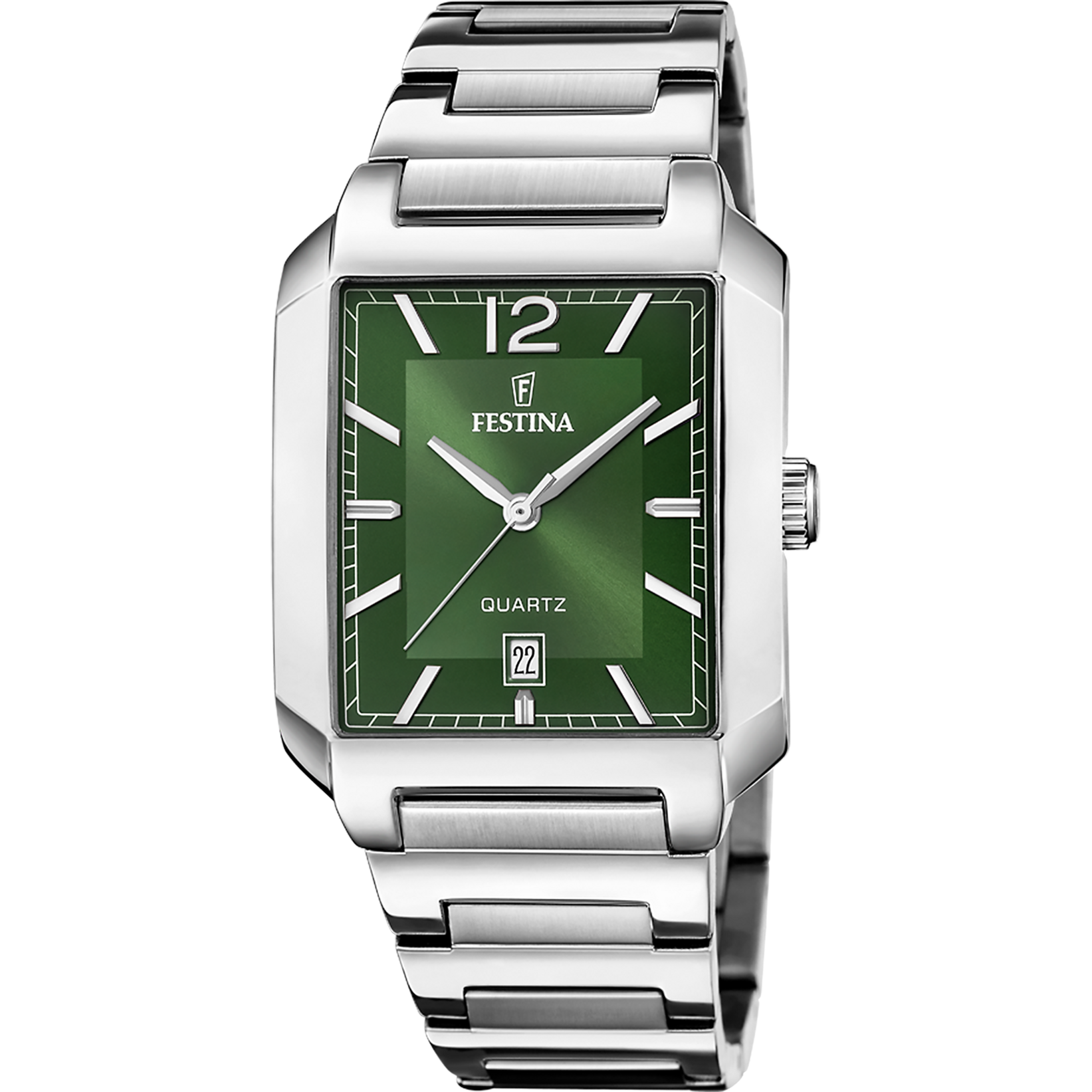 Festina On the Square F20677/5 Herren • Quarzwerk • Rechteckiges Gehäuse