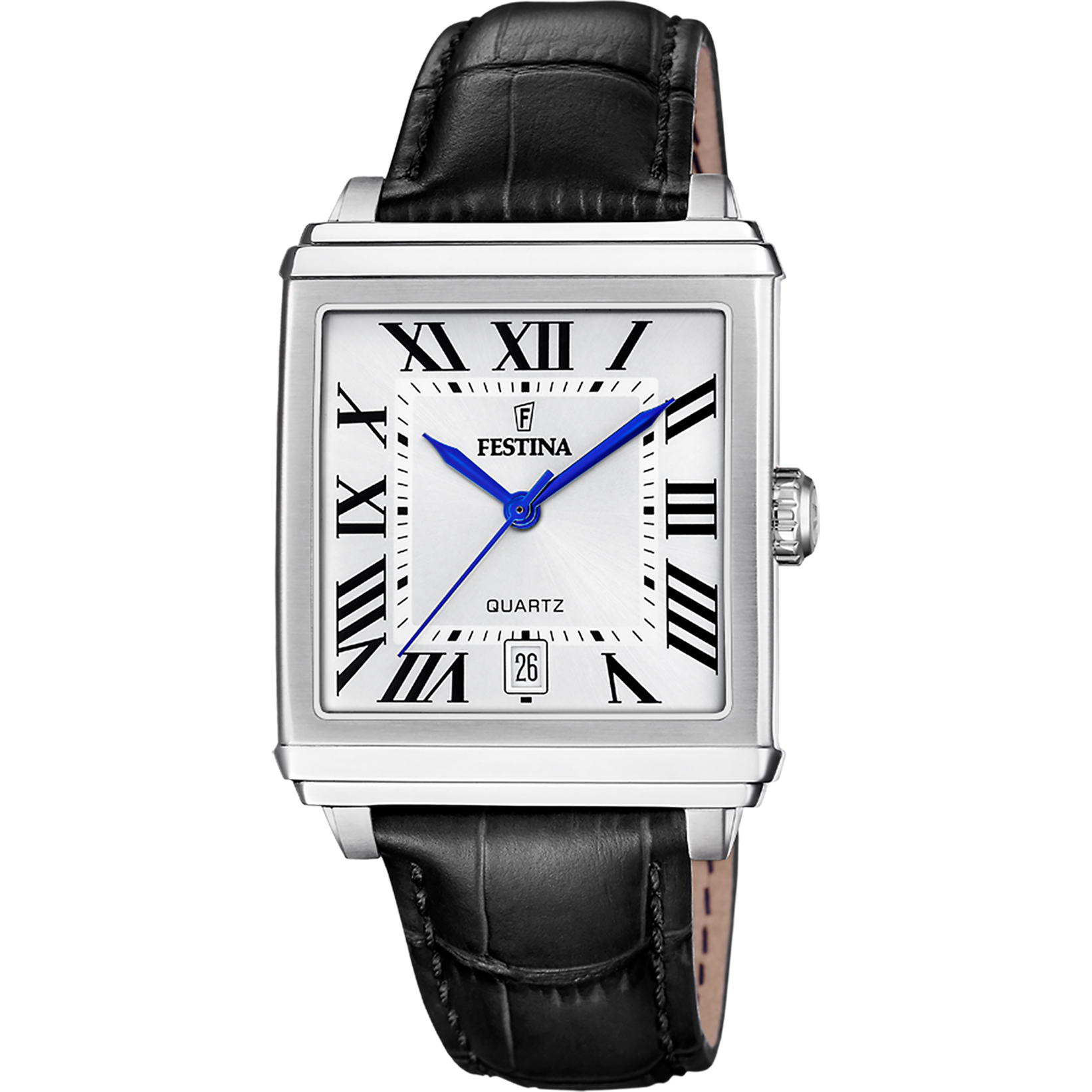 Festina On the Square F20681/1 Herrenuhr • Quarzwerk • Eckiges Gehäuse