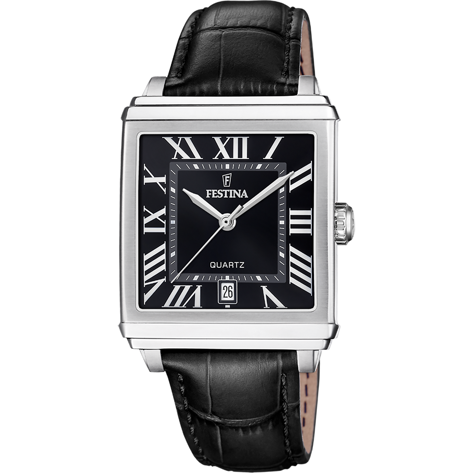 Festina F20681/3 Herrenuhr Quarz Eckig 39mm 5ATM • Eckiges Gehäuse • 5 ATM Wasserdichtigkeit