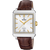 Festina On the Square F20681/4 Herrenuhr Silber • Quarzwerk • Lederarmband