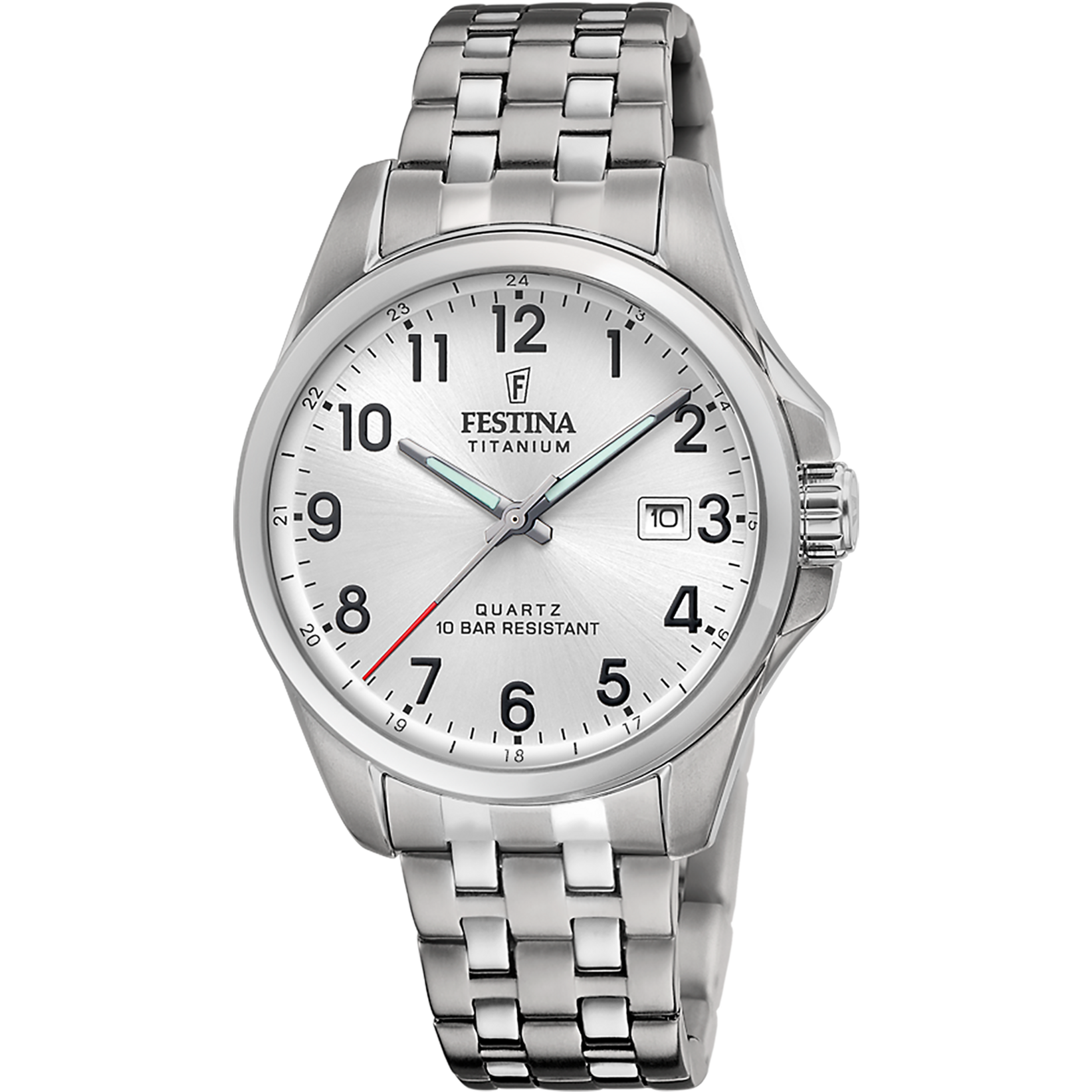 Festina F20696/1 Herrenuhr Titanium Weiß • Quarzwerk MIYOTA 2315 • 10 ATM