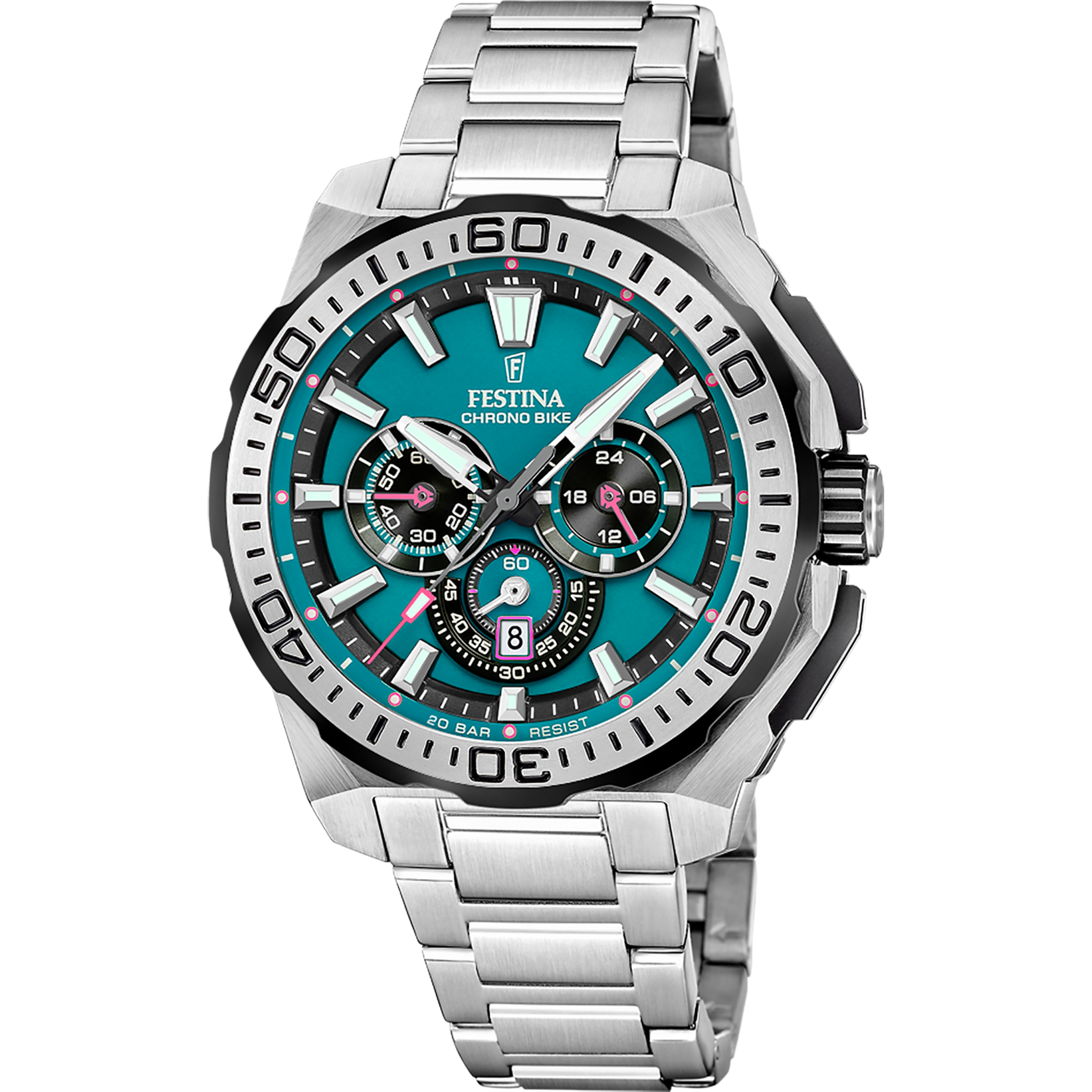 Festina Chrono Bike F20724/6 Herren Armbanduhr Blau • Chronograph • 20 ATM Wasserdicht