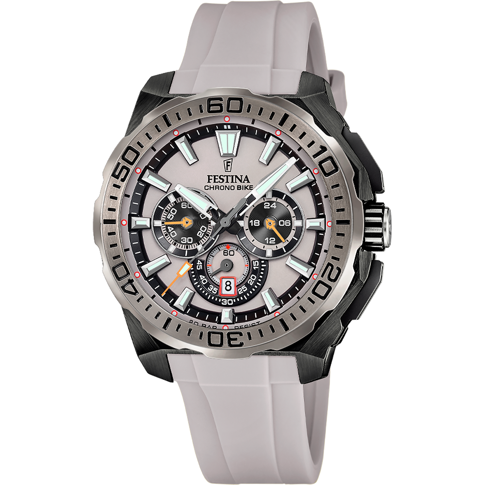 Festina Chrono Bike F20726/1 Herren Armbanduhr Braun • Chronograph • Mineralglas
