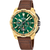 Festina Chrono Bike F20728/2 Herrenuhr • Quarz-Chronograph • Grünes Lederarmband