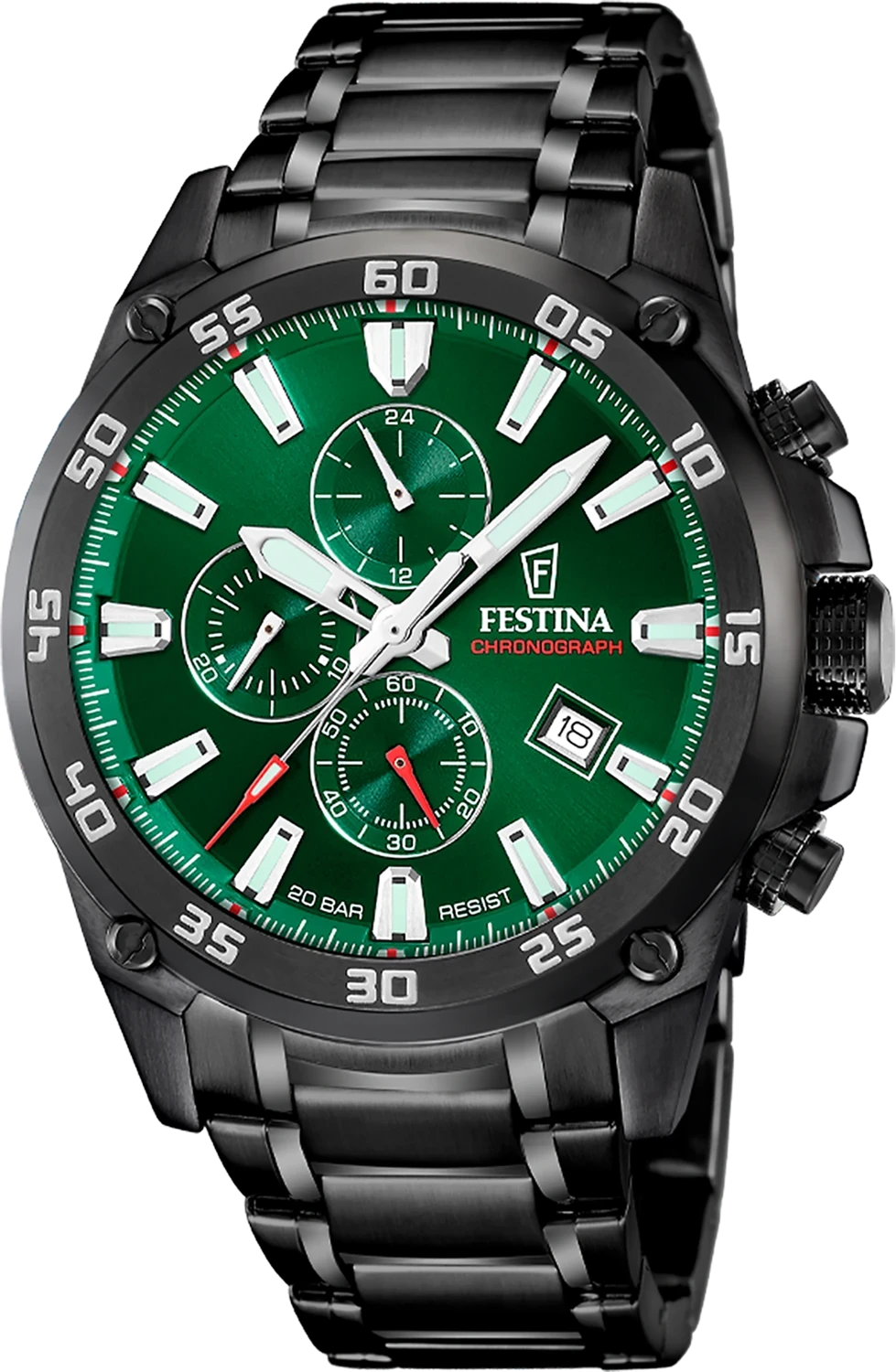 Orologio da uomo Festina Timeless F20735/2 • 20 ATM • Cronografo
