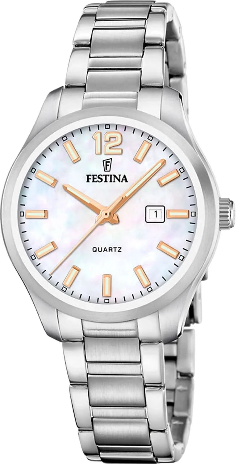 Festina Automatic F20737/6 Orologio da Donna • Quadrante Scheletrato • Vetro Zaffiro