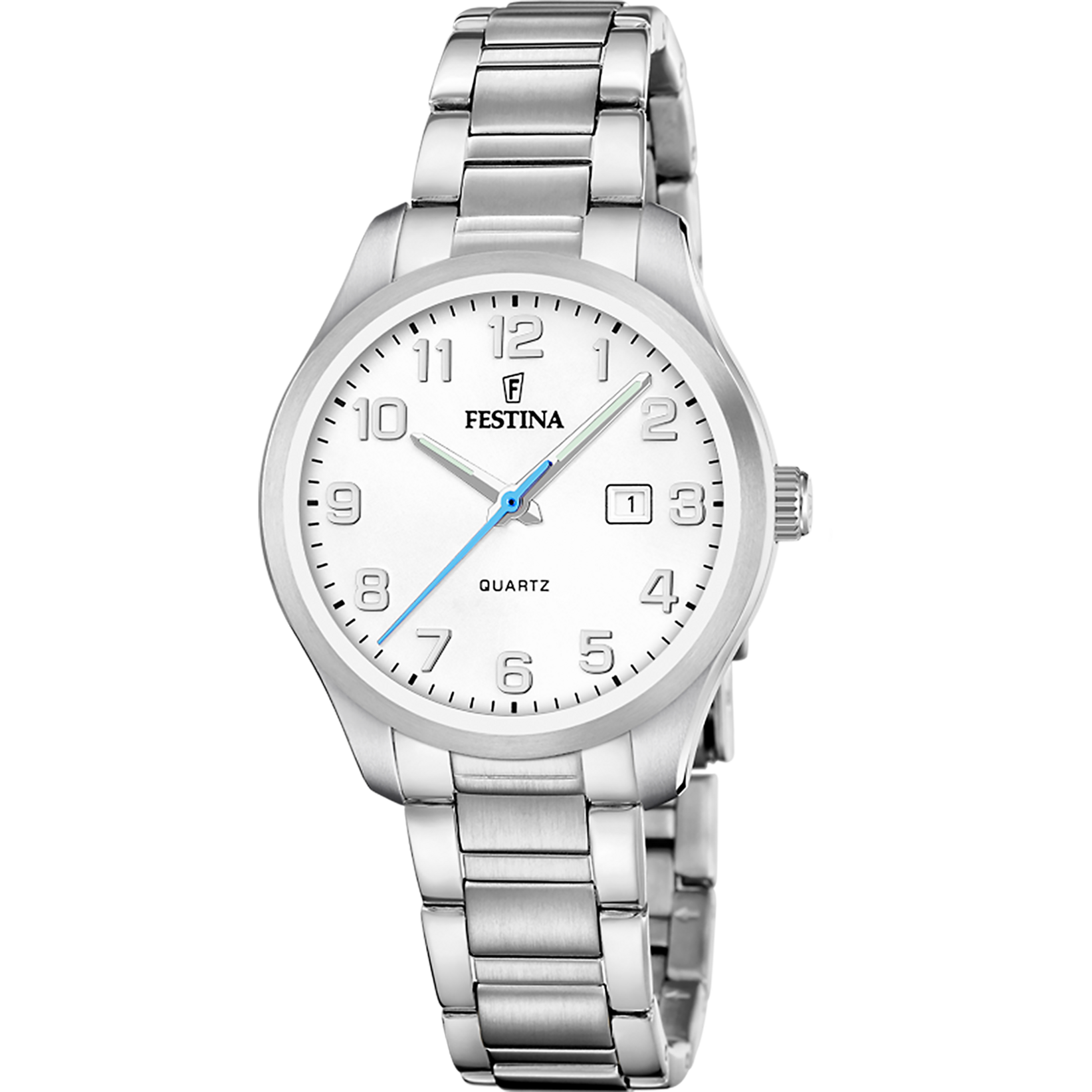 Festina Classic F20737/1 Damenuhr Weiß • Quarzwerk • 5 ATM Wasserschutz