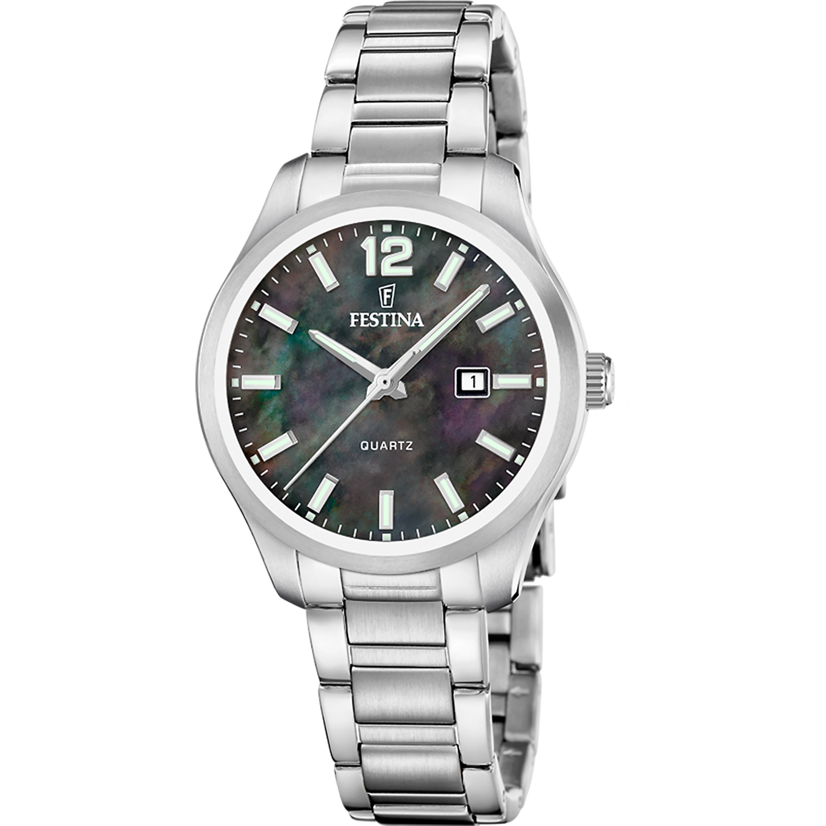 Festina Classic F20737/7 Damen Armbanduhr Schwarz • Quarzwerk • 5 ATM Wasserdicht