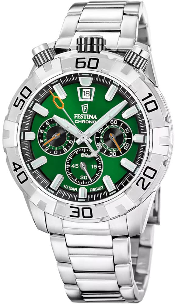 Festina The Originals F20743/2 Orologio da Uomo • Bullhead • Acciaio