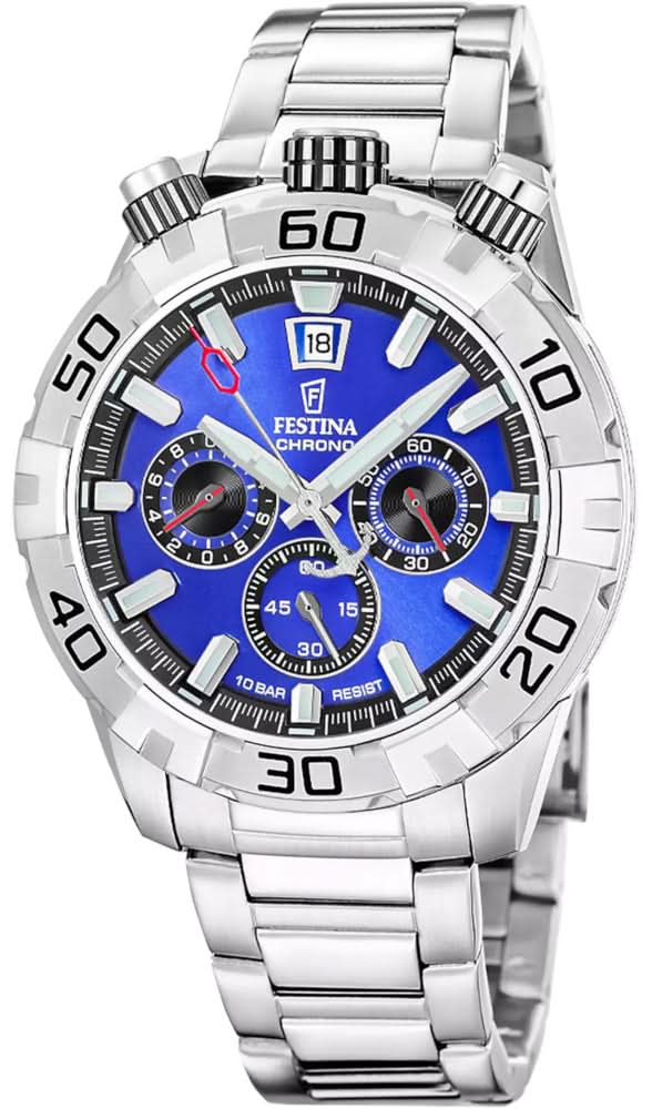 Festina The Originals Bullhead F20743/3 Orologio da Uomo • Design Sportivo • Acciaio Inossidabile