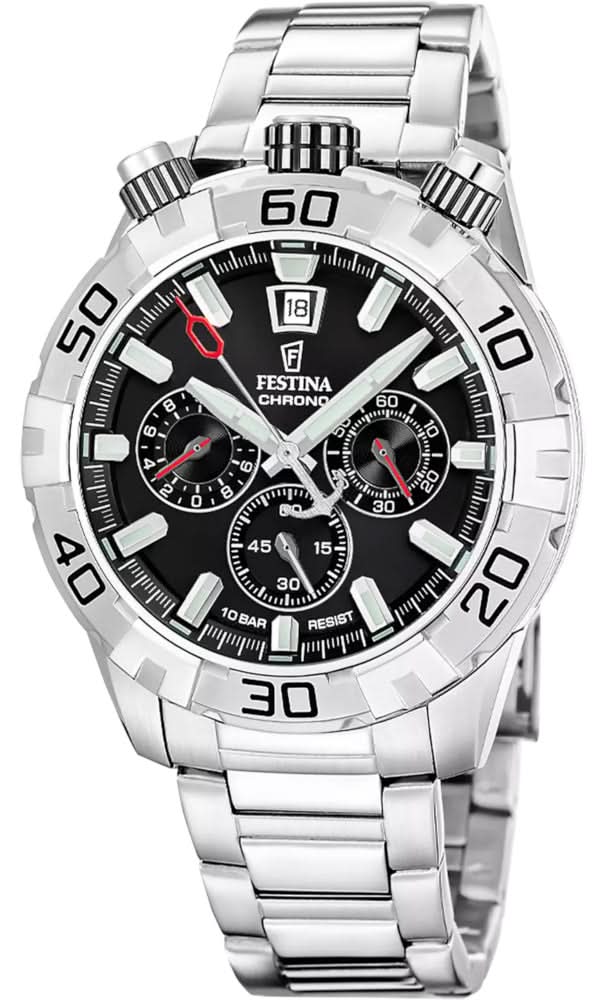 Festina Bullhead F20743/6 Orologio da Uomo • Design • Cronografo