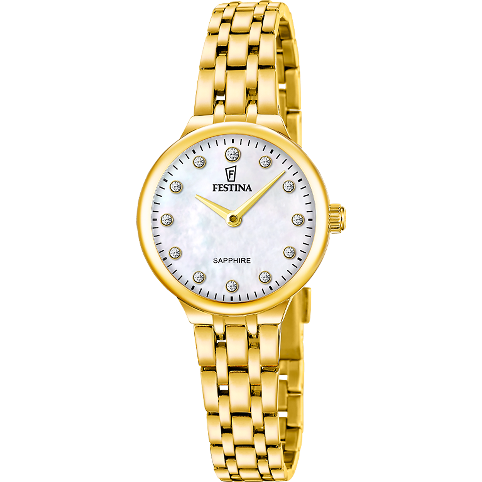 Festina Mademoiselle F20745/1 Damen • Perlmutt-Zifferblatt • Edelstahlarmband