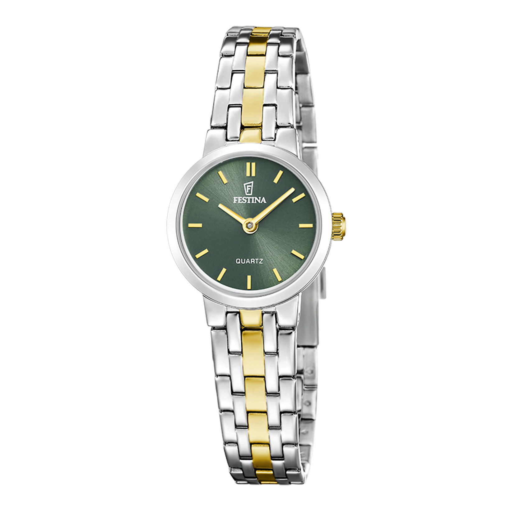 Festina Mademoiselle F20747/3 Damenuhr Grün • Edelstahlarmband • 5 ATM Wasserdichtigkeit