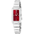 Festina Mademoiselle F20767/4 Damen Armbanduhr Rot • Mineralglas • Edelstahlarmband