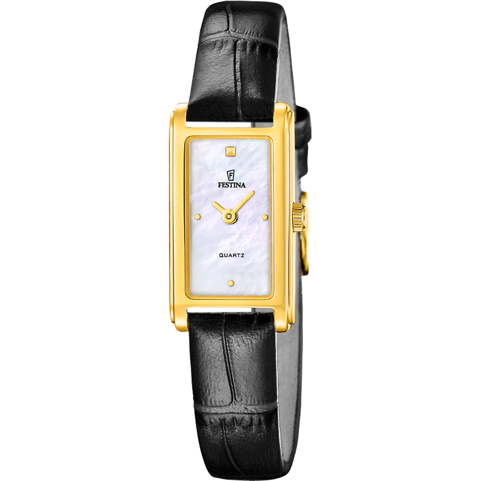 Festina Mademoiselle F20770/1 Damen • Mineralglas • Elegantes Lederarmband