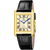 Festina On The Square F20772/2 Herrenuhr Gold • Quarzwerk • Lederarmband