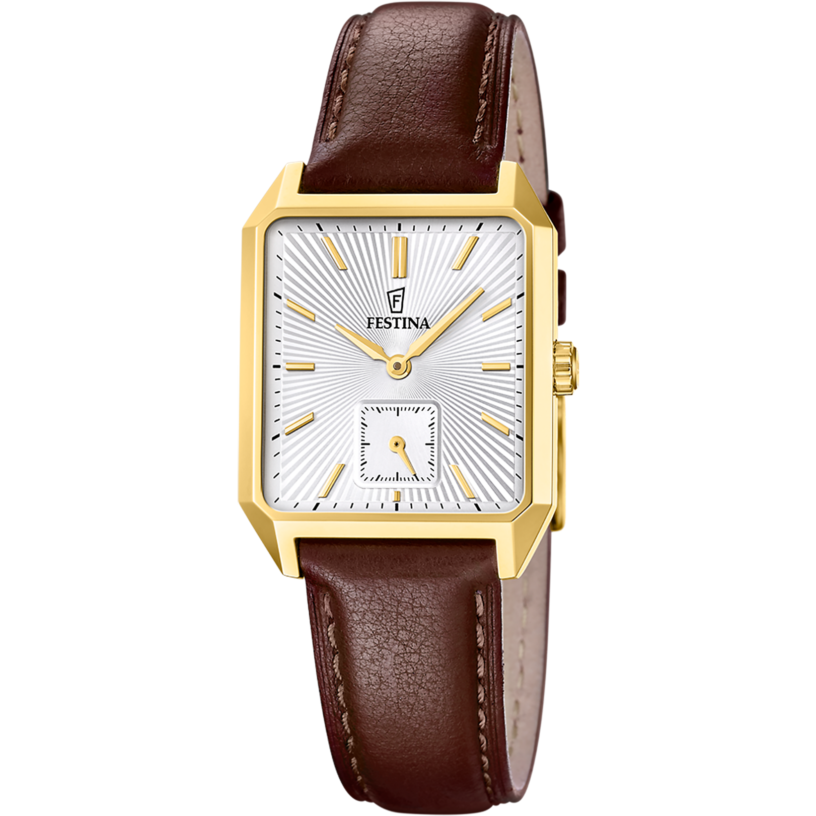 Festina On The Square F20780/3 Herren • Quarzwerk • Eckiges Gehäuse