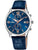 Festina Timeless Chronograph F6855/6 Herren • Blaues Lederarmband • Mineralglas