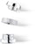 Charm in acciaio inossidabile con strisce scintillanti e scritta "FAITH"