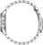 Cinturino per orologio in acciaio inossidabile a maglie con corona laterale, vista laterale