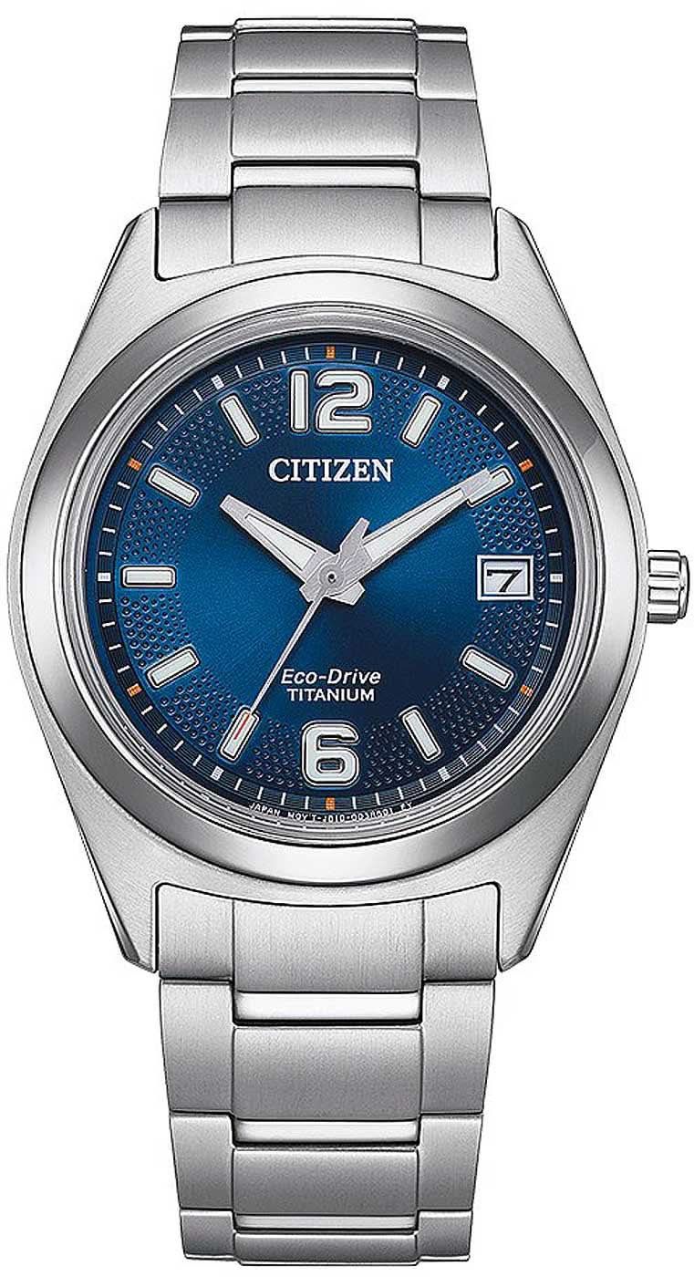 Orologio da donna con quadrante blu, cinturino in metallo argentato e display analogico