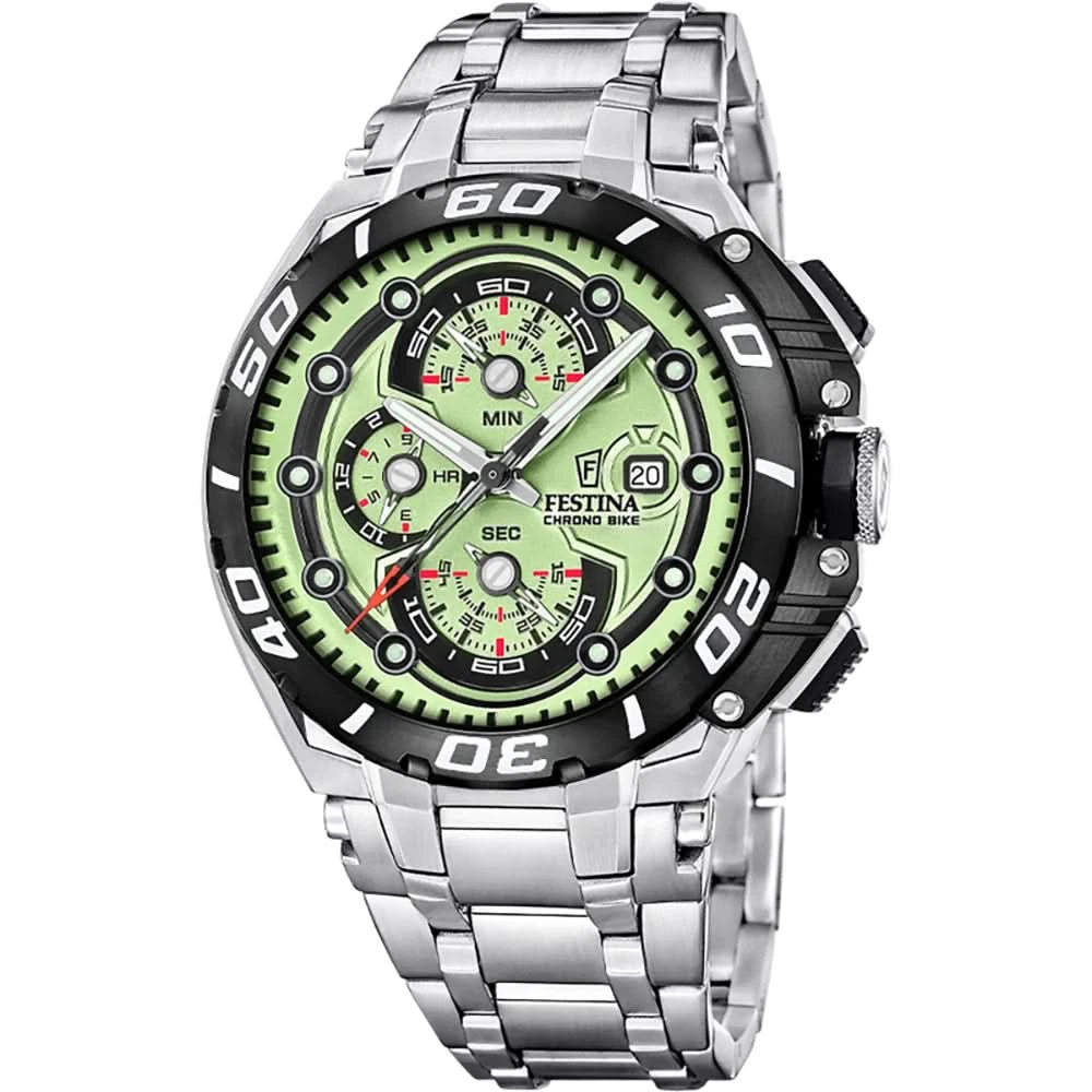 Festina Chrono Bike F20754/3 Orologio da Uomo • Acciaio Inossidabile • 20 Bar