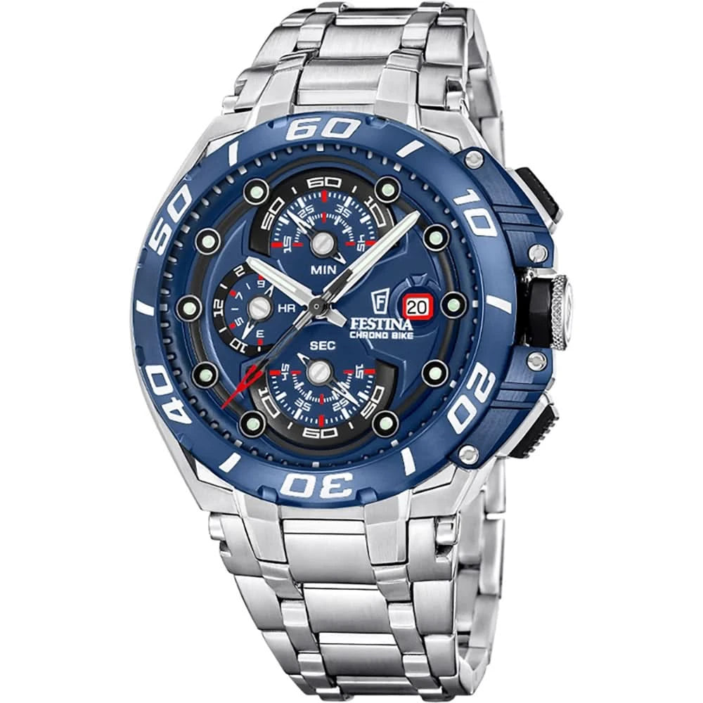 Festina Chrono Bike F20754/4 Orologio da Uomo • Cronografo Sportivo • Impermeabile 20 ATM