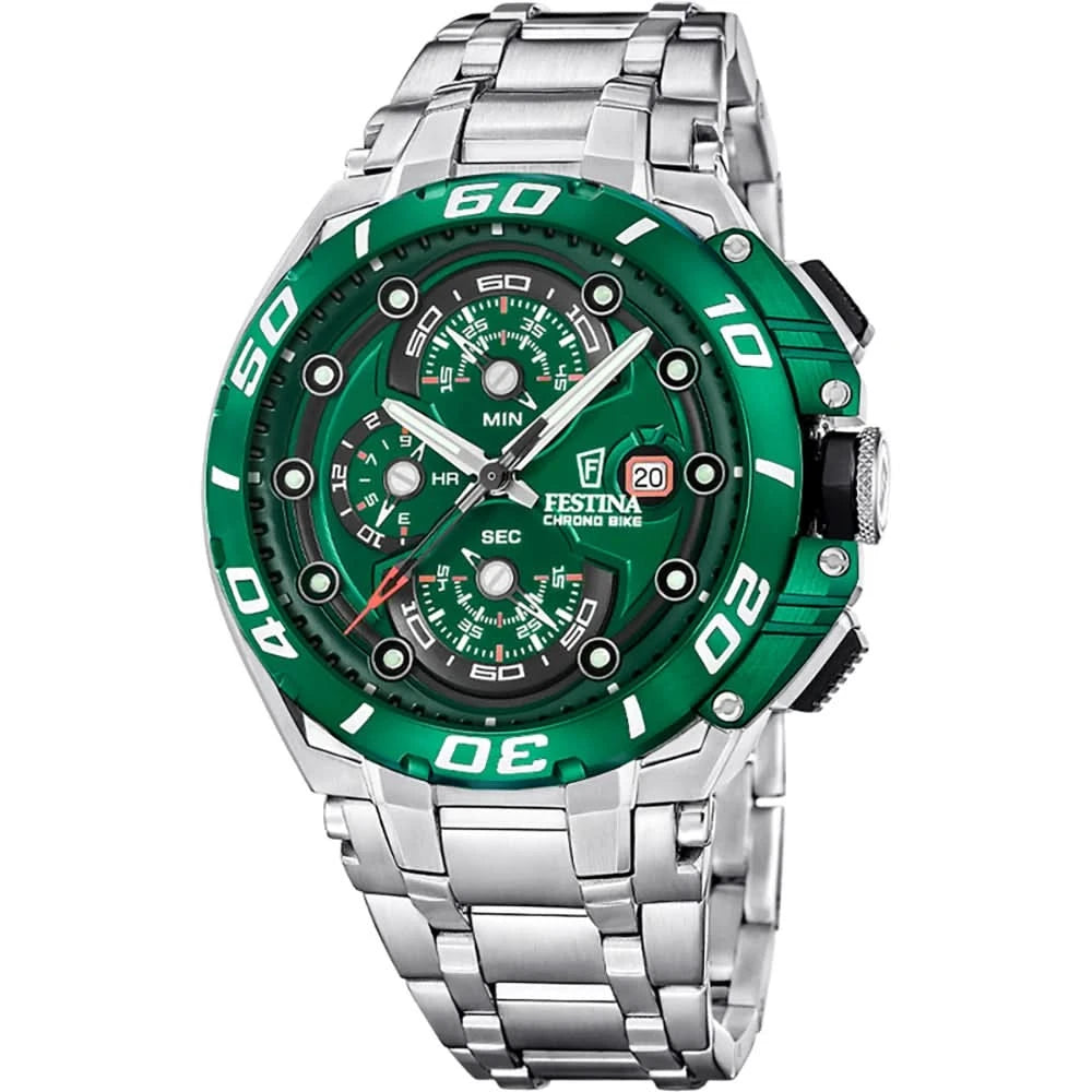 Festina Chrono Bike F20754/5 Orologio da Uomo • Design Sportivo • Impermeabile 20 ATM