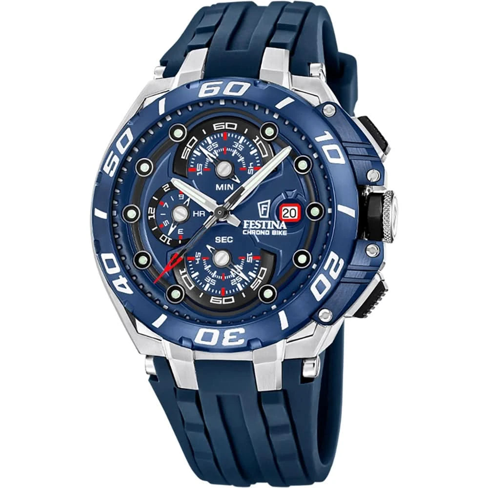 Festina Chrono Bike F20755/4 Orologio da Uomo • Design sportivo cronografo • Impermeabile fino a 20 ATM