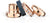 Charm in acciaio inossidabile - Bering Jewelry Modello: Friends4Ever-4