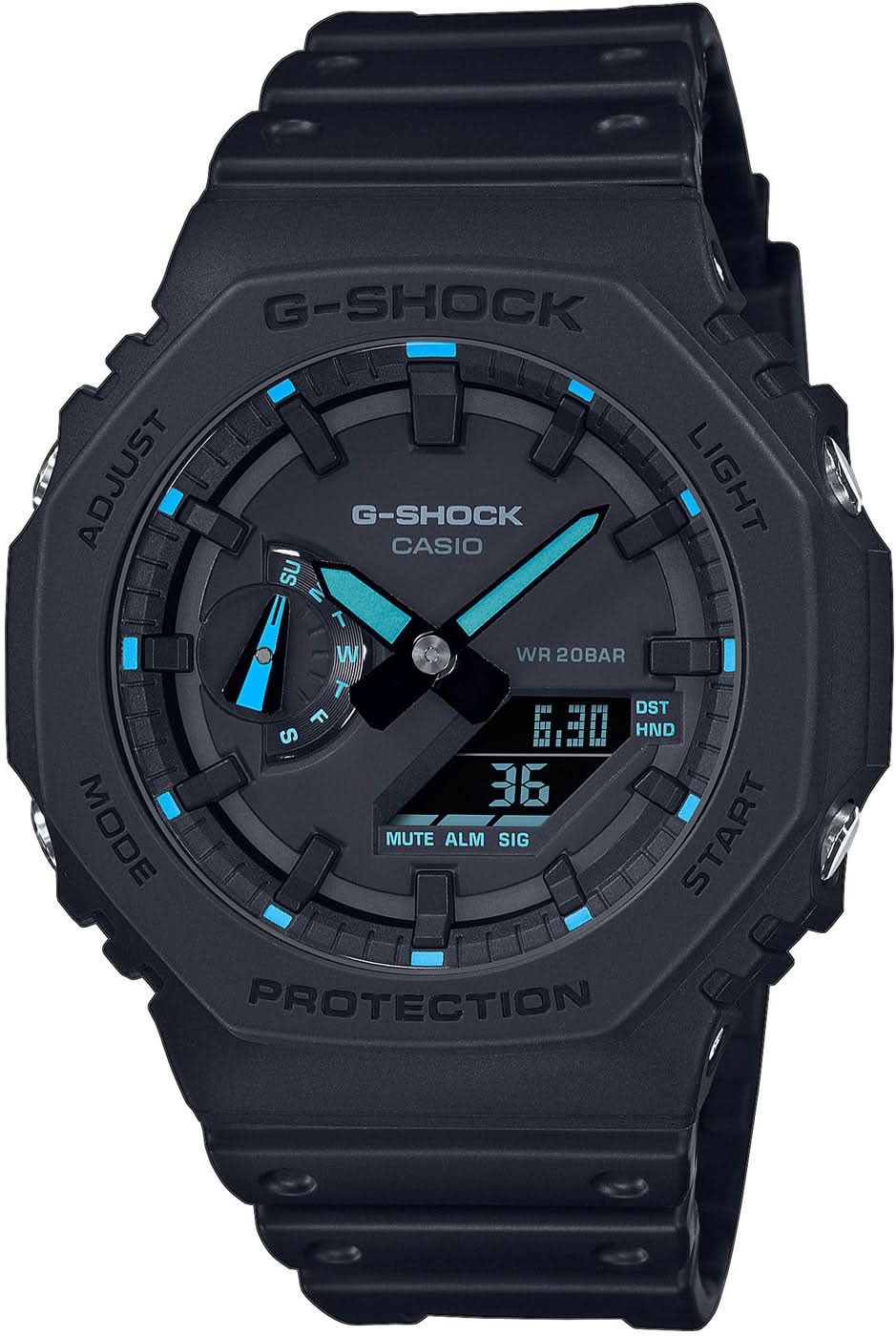 Orologio da uomo Casio G-Shock GA-2100-1A2ER • Estrema resistenza agli urti • Impermeabilità 20 bar