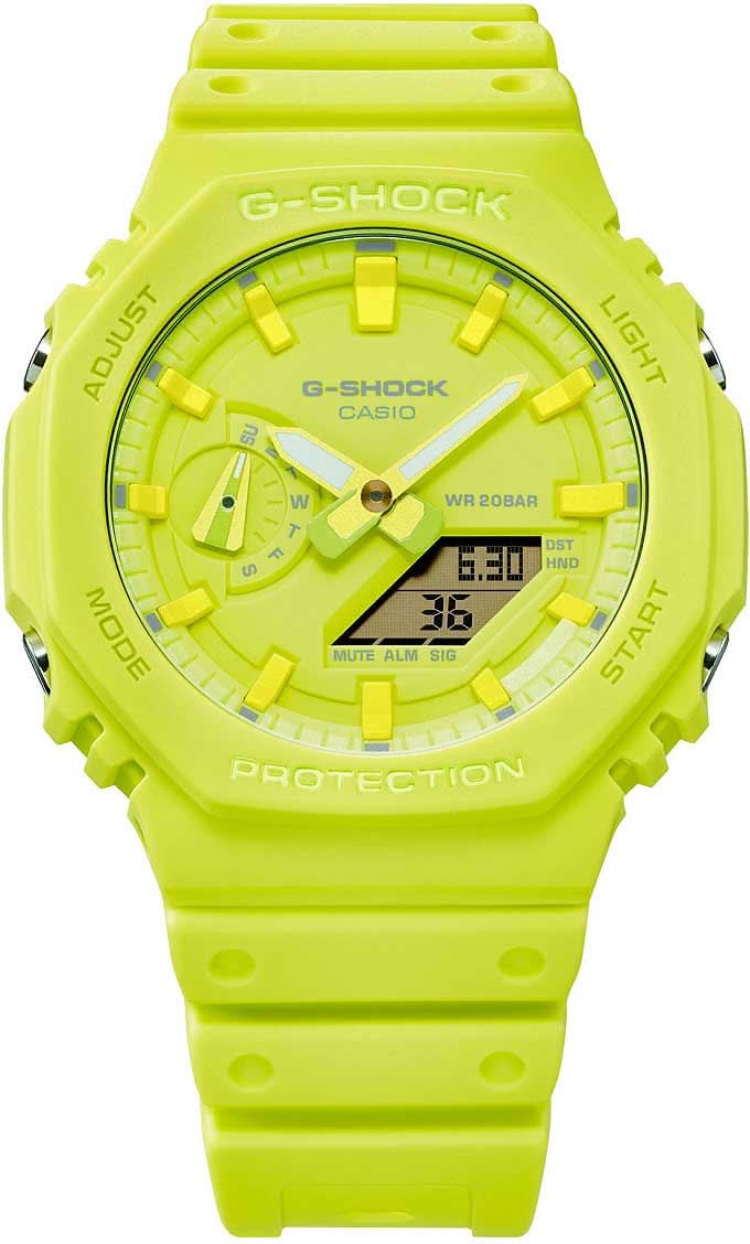 Orologio da uomo Casio G-Shock GA-2100-9A9ER • Carbonio • Ottagonale