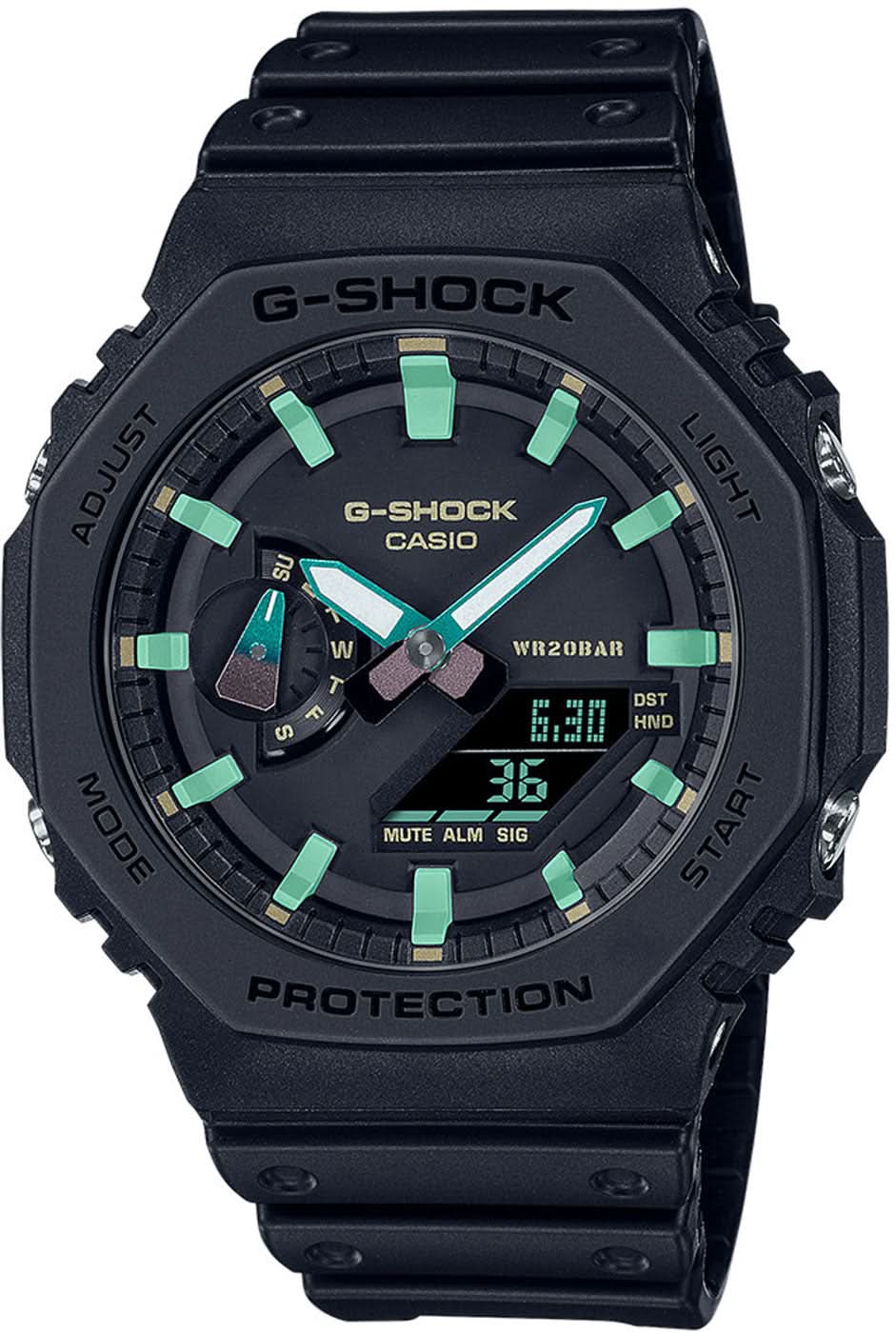 Orologio da uomo Casio G-Shock GA-2100RC-1AER • Estrema resistenza agli urti • World Time