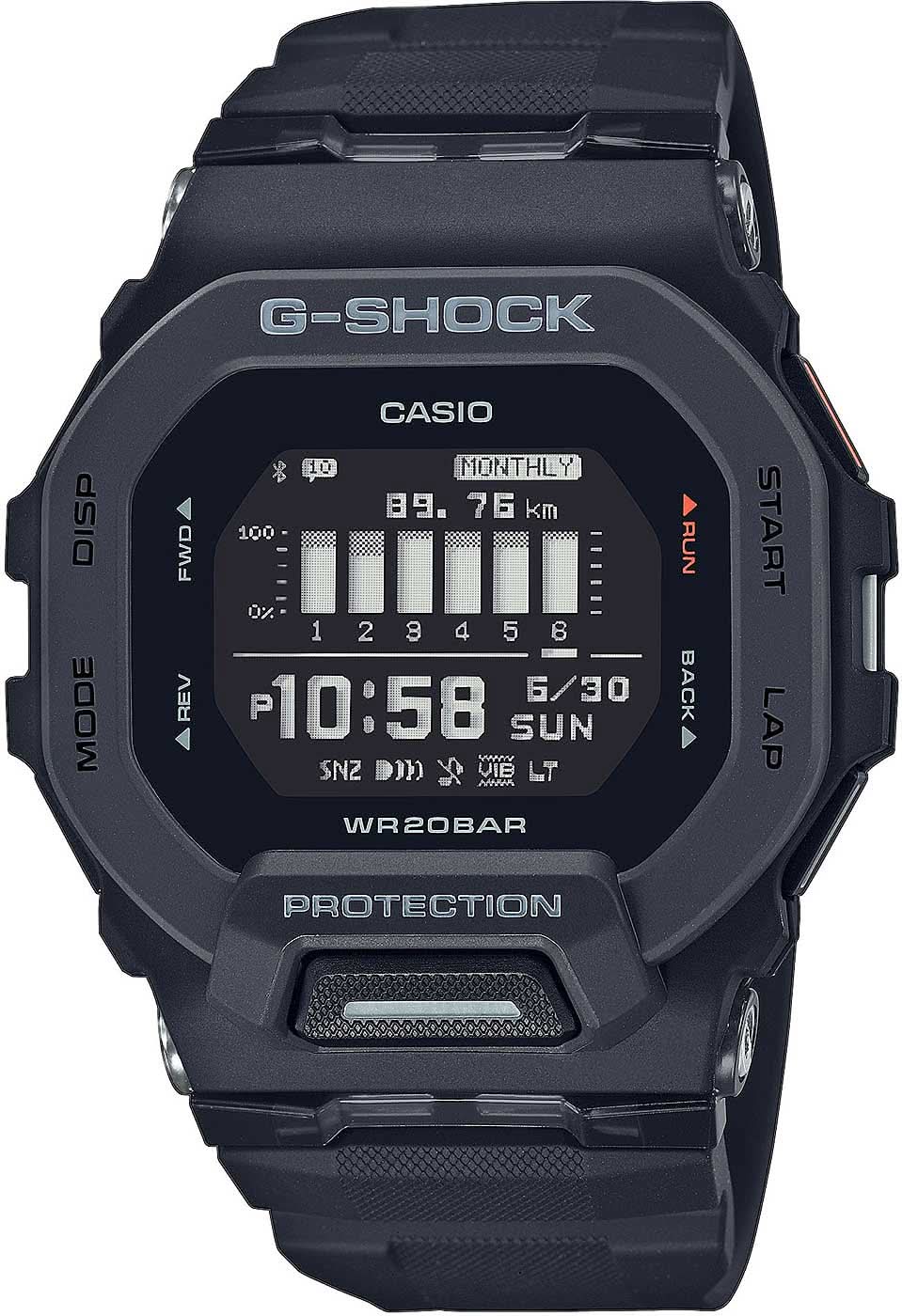 Orologio da uomo Casio G-Shock GBD-200-1ER • Funzioni smart • Estrema resistenza agli urti