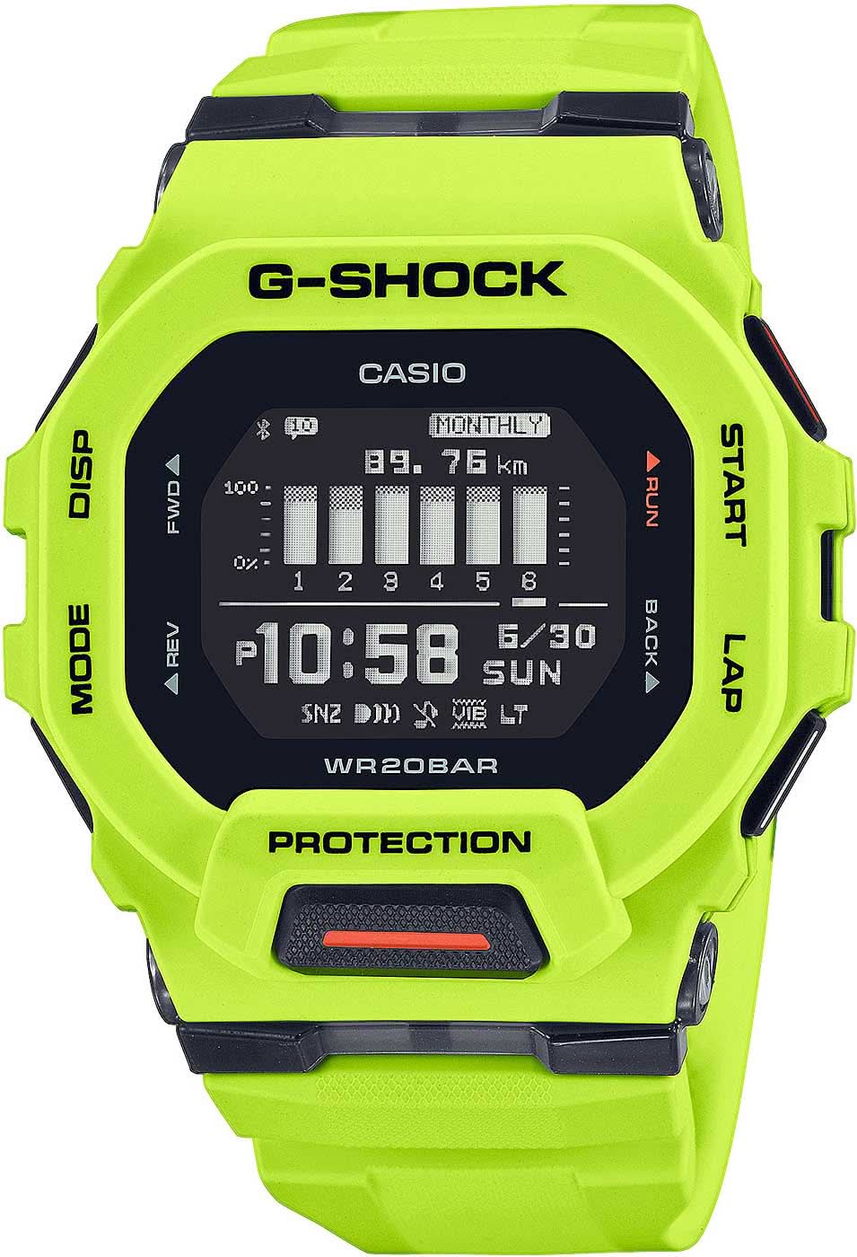 Orologio da uomo Casio G-Shock GBD-200-9ER • Funzioni smart • Estrema resistenza agli urti
