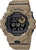 Orologio da uomo Casio G-Shock con cinturino in resina beige e display digitale, ghiera