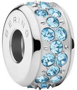 Charm in acciaio inossidabile con pietre - Bering Jewelry Glow-3