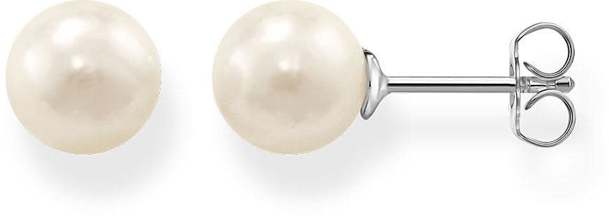 Orecchini a perno con perle grandi - Perla d'acqua dolce coltivata