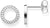 Orecchini cerchi con pietre - Argento Sterling 925