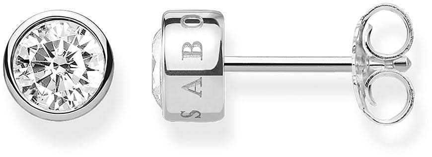 Orecchini con pietra bianca - Argento Sterling 925