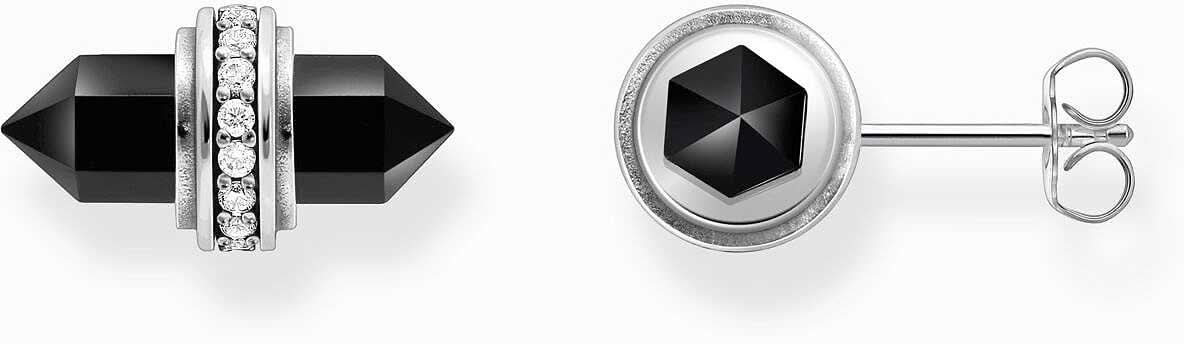 Orecchini con cristallo di onice a forma esagonale - Thomas Sabo Modello: H2281-641-11