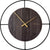 "Orologio da parete JVD 60 cm Ø Legno • Movimento al quarzo silenzioso • Design moderno"