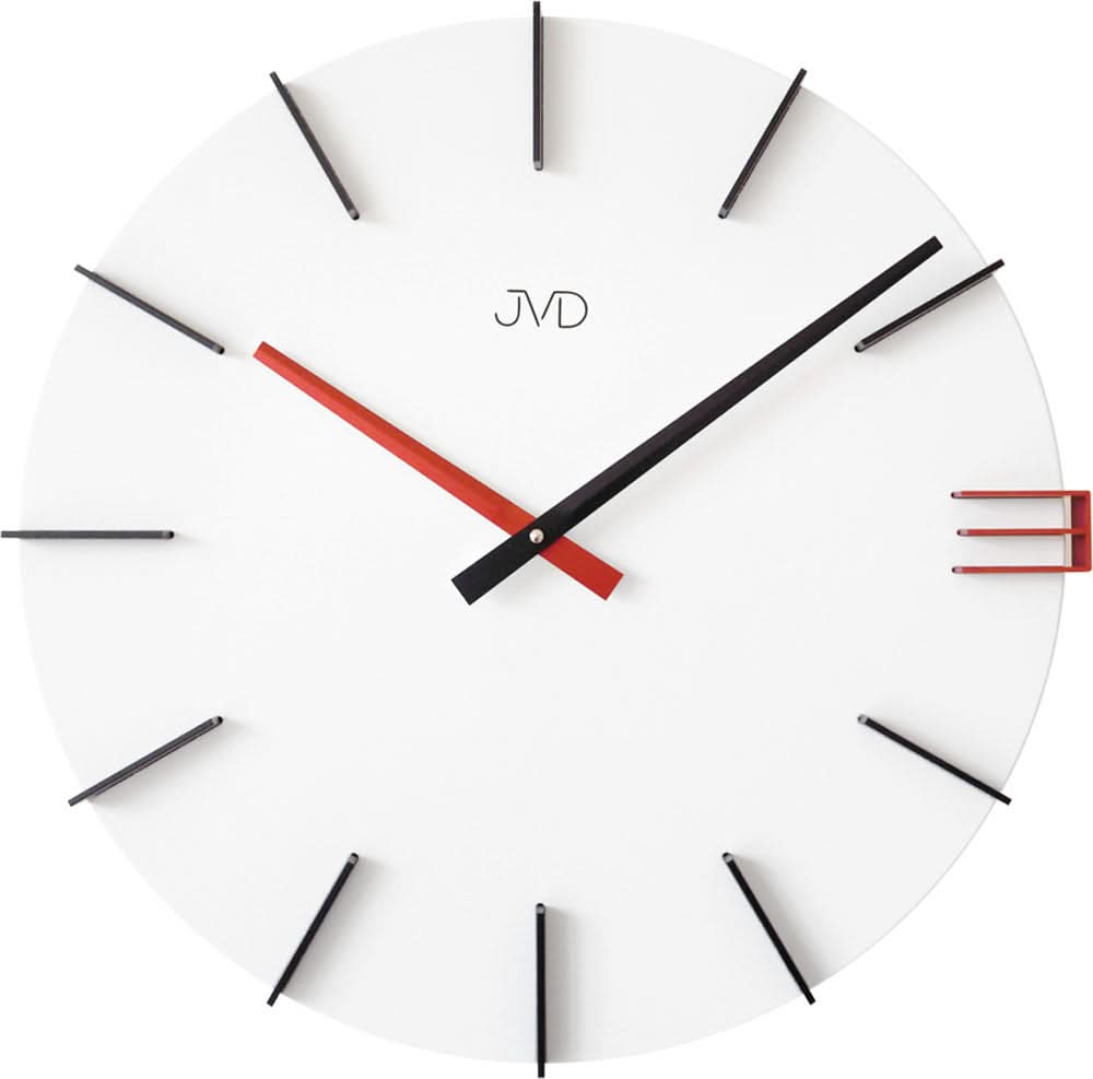 Orologio da parete JVD in plastica • Moderno • Elegante