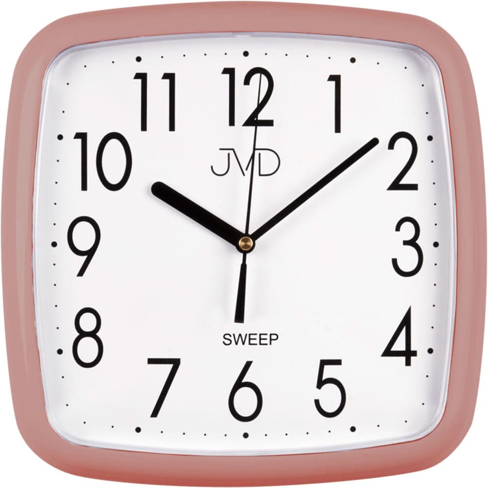 Orologio da parete JVD 25x25x3,2 cm in plastica • Accattivante design moderno • Affidabile movimento al quarzo