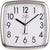 Orologio da parete JVD 25x25x3,2 cm plastica • Movimento al quarzo silenzioso • Design moderno