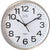Orologio da parete JVD 25,5 cm Ø in plastica • Movimento al quarzo silenzioso • Design senza tempo