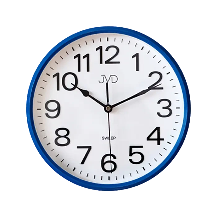 Orologio da parete JVD • Design elegante • Accenti blu